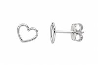 Boucles d'oreilles Femme in Or blanc CUORI VUOTI CIZETA